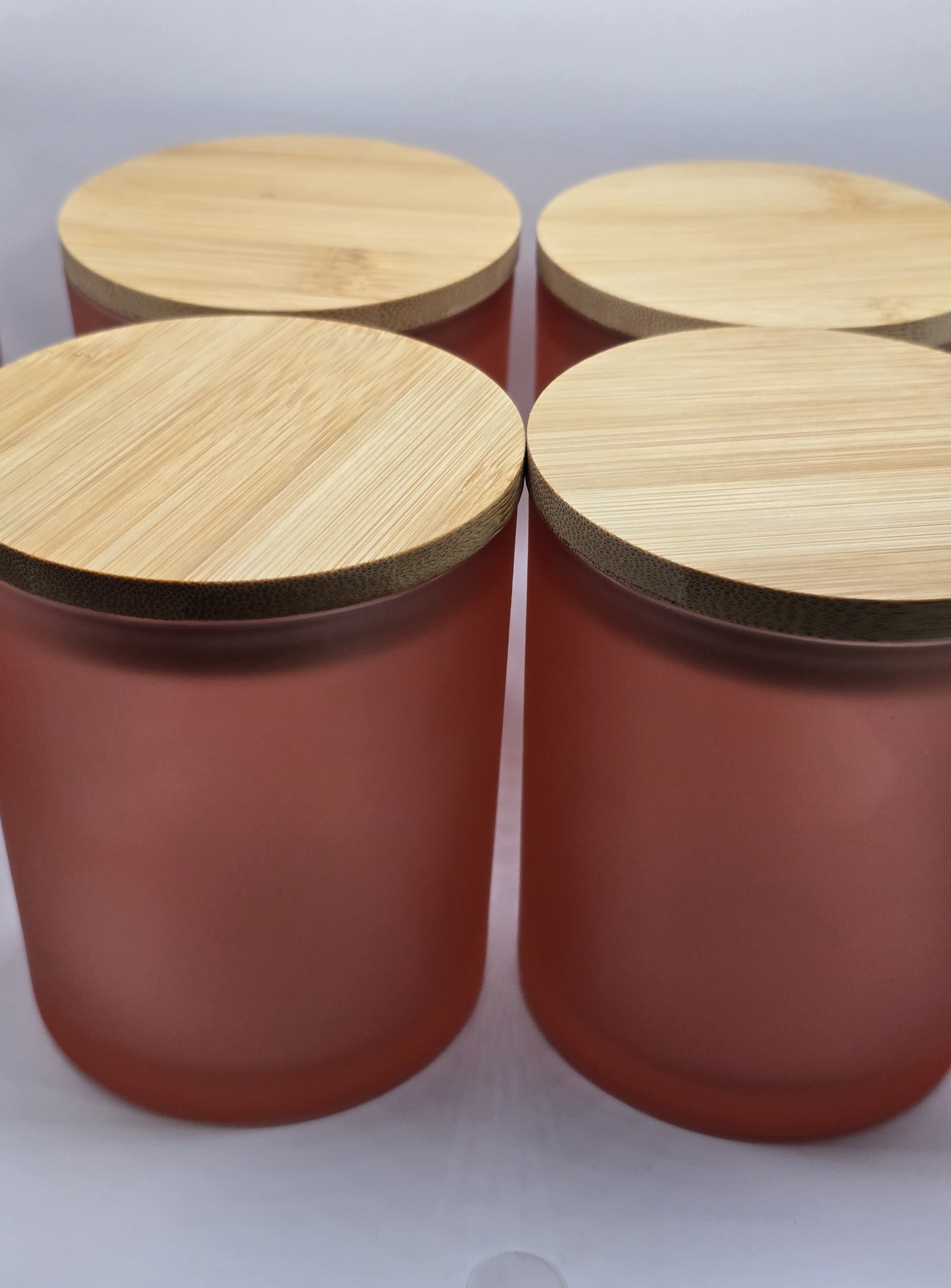Glass Jars 100% Soy Wax 10 oz