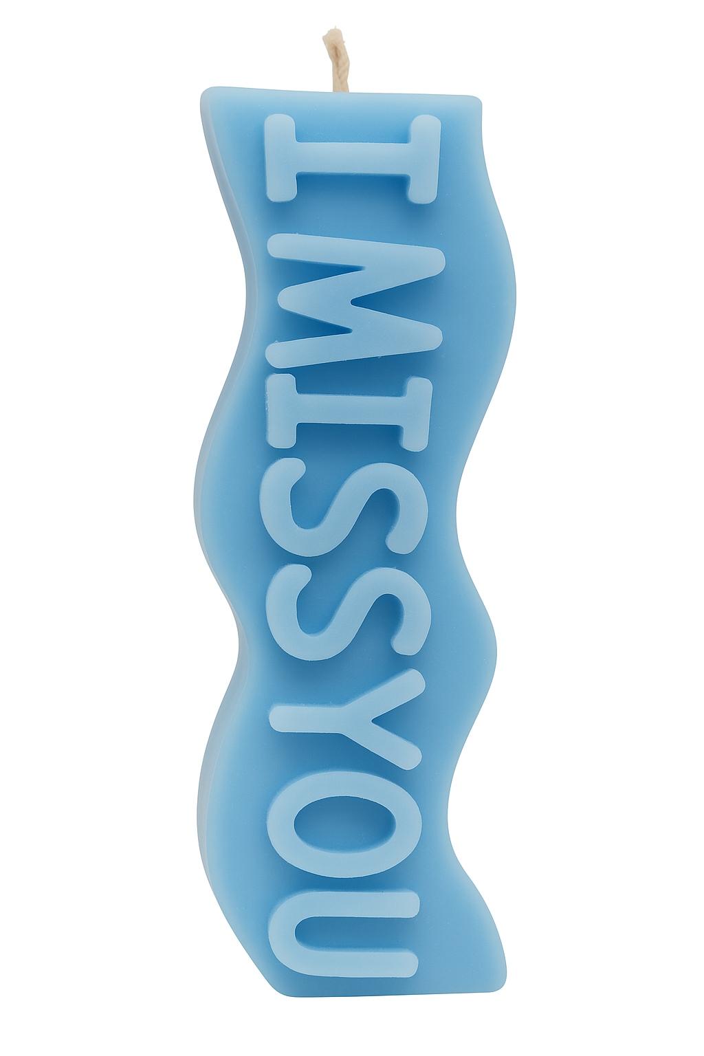 "I Miss You" Specialty Slogan Candle