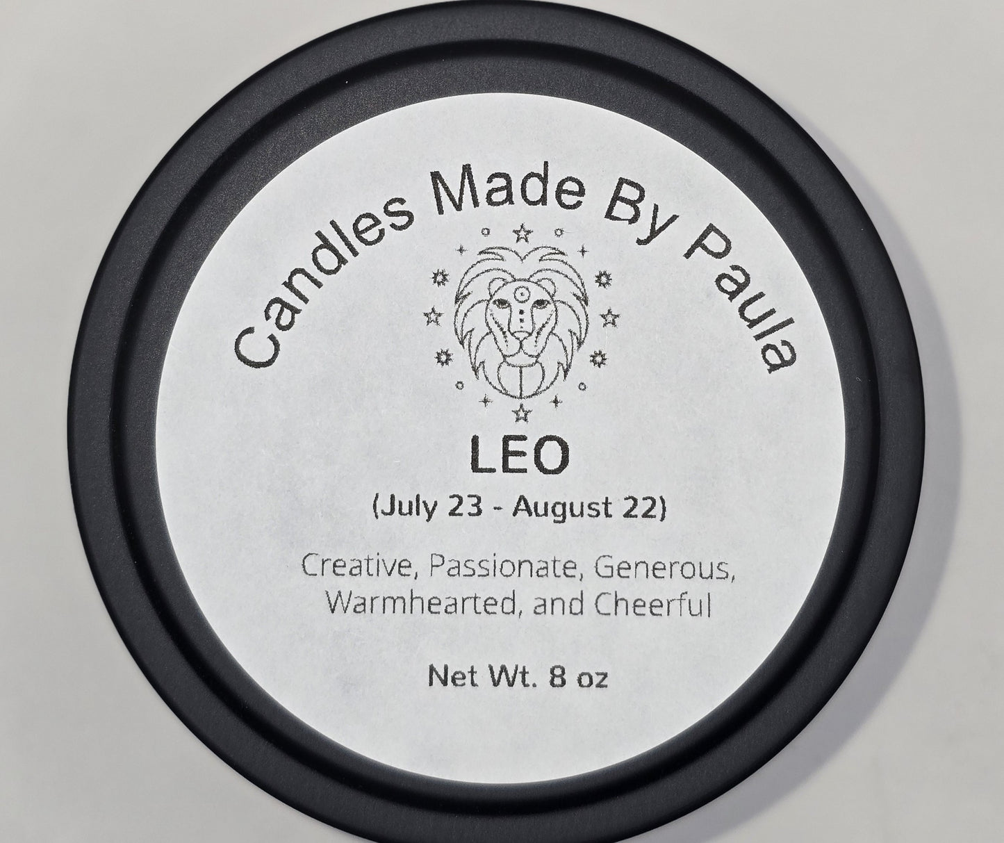 Aromatherapy - • Leo (♌) Zodiac Sign Candle - 8 oz