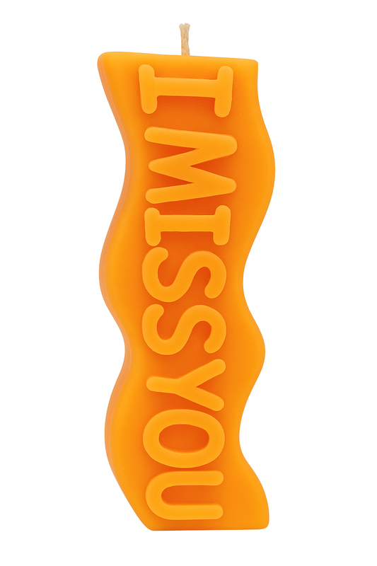 "I Miss You" Specialty Slogan Candle