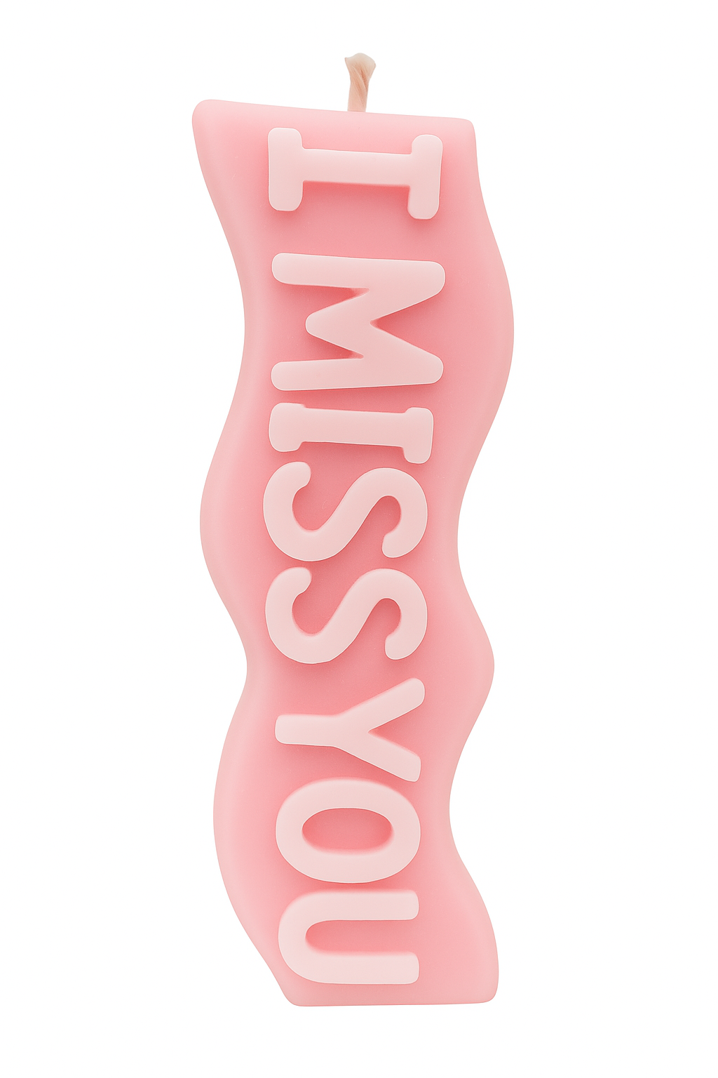 "I Miss You" Specialty Slogan Candle