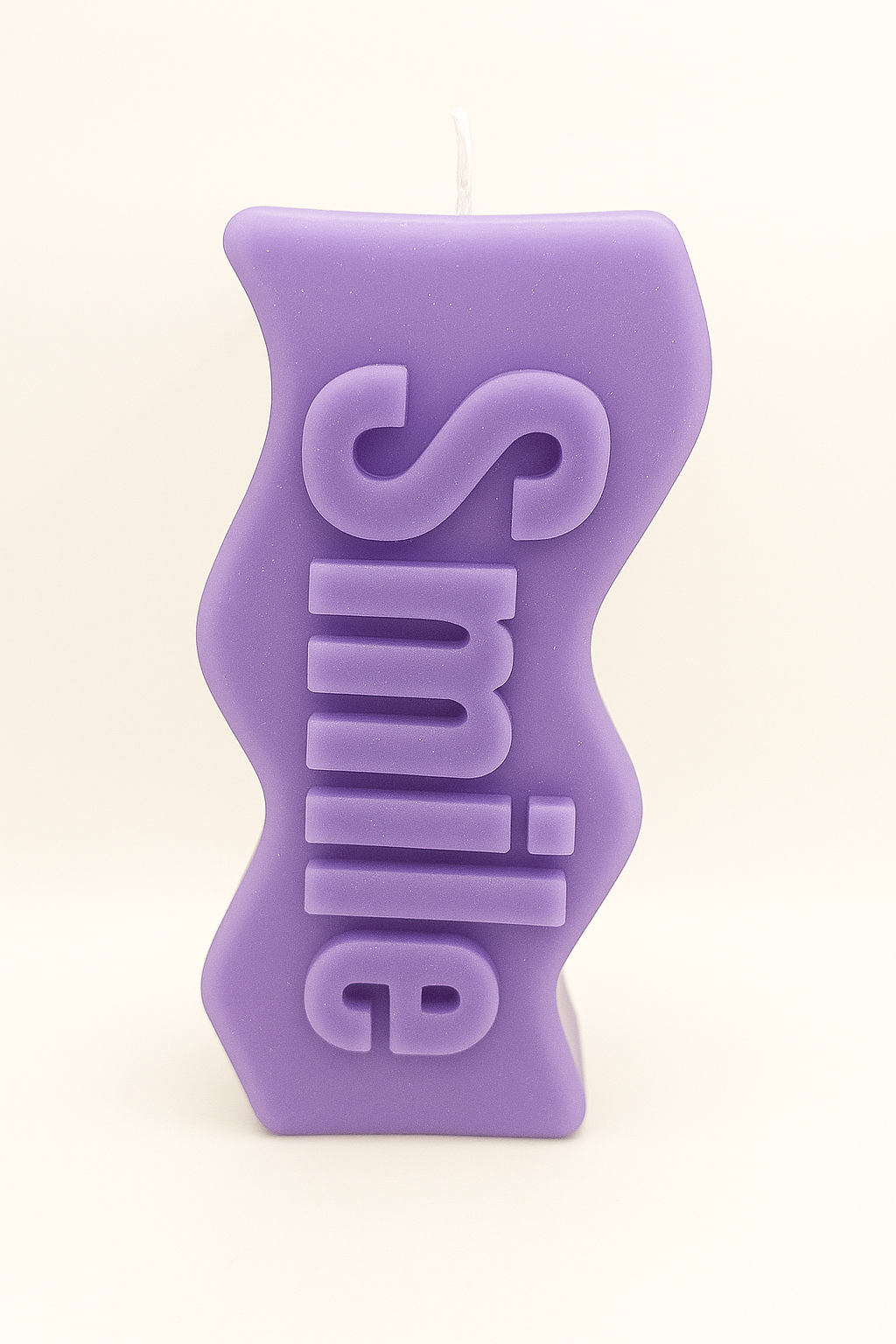 Large "Smile" Specialty Slogan Candle