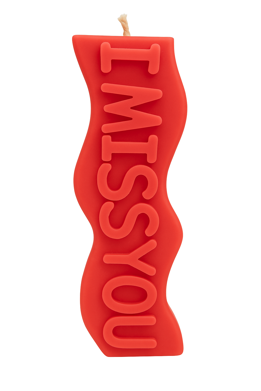 "I Miss You" Specialty Slogan Candle