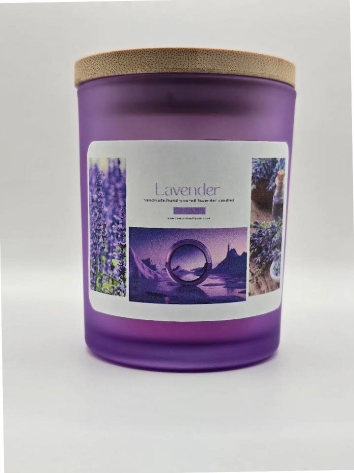 Glass Jars 100% Soy Wax 10 oz