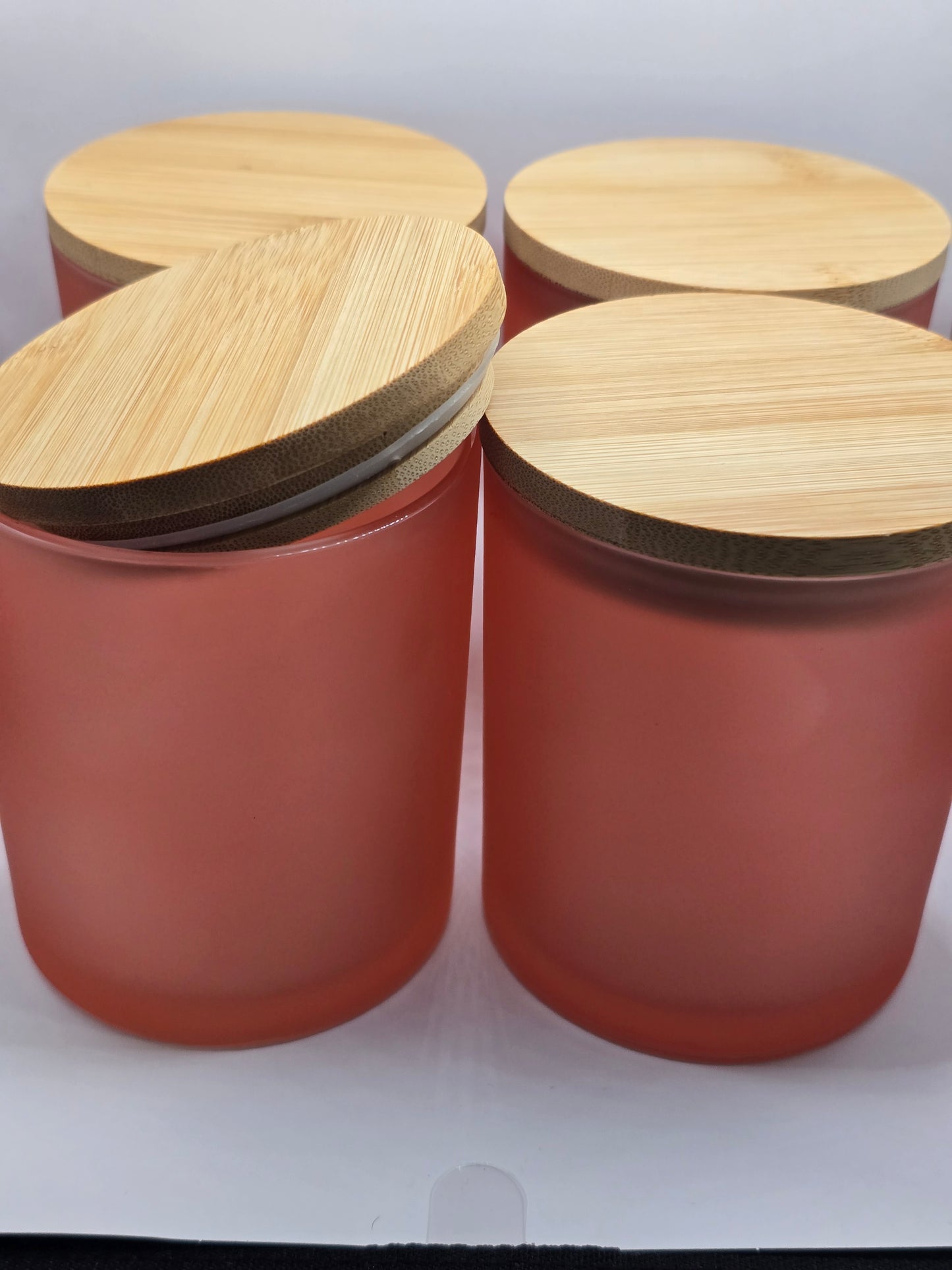 Glass Jars 100% Soy Wax  12 oz