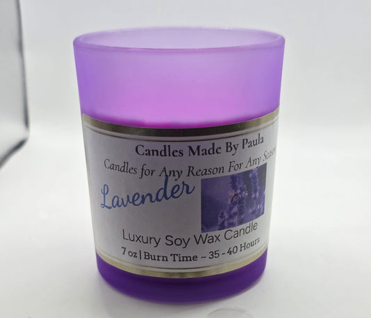 Glass Jars 100% Soy Wax 7 oz