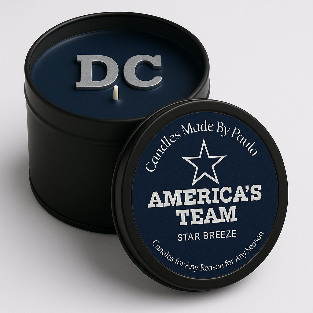 🔵 America's Team – “Star Breeze” Signature Scent (8 oz Tin)