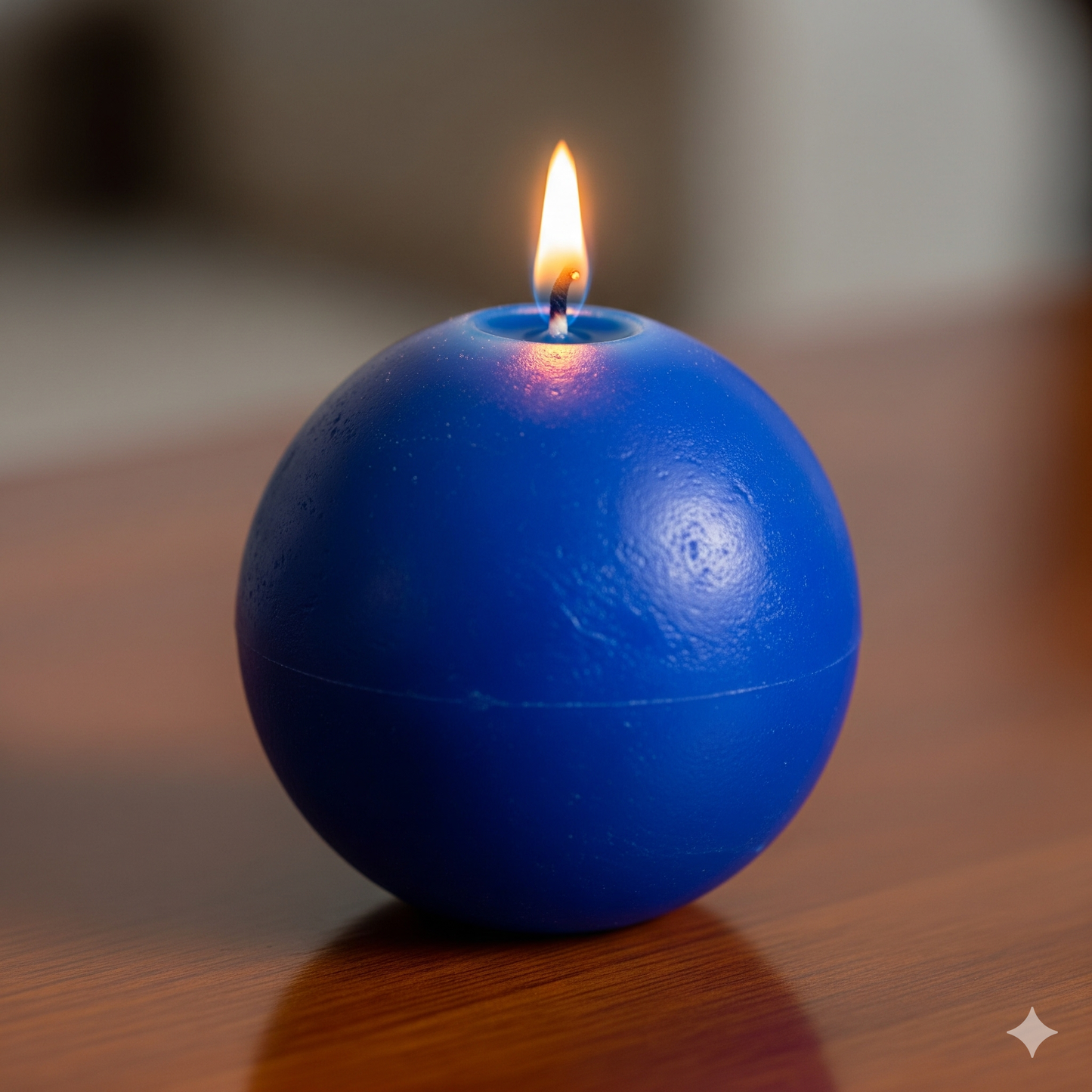 Handcrafted Ball Candle 2.5 Inches
