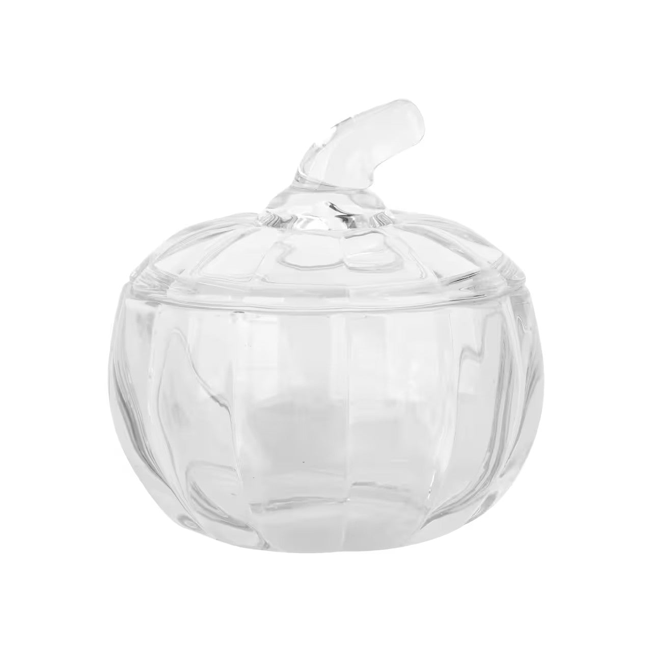 Glass Pumpkin Jar Candle