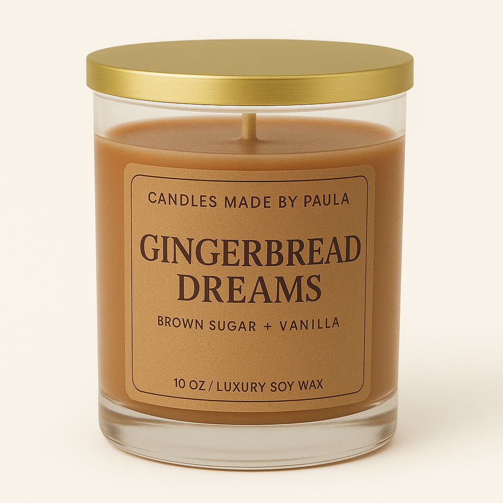 🍪 Gingerbread Dreams – Brown Sugar + Vanilla