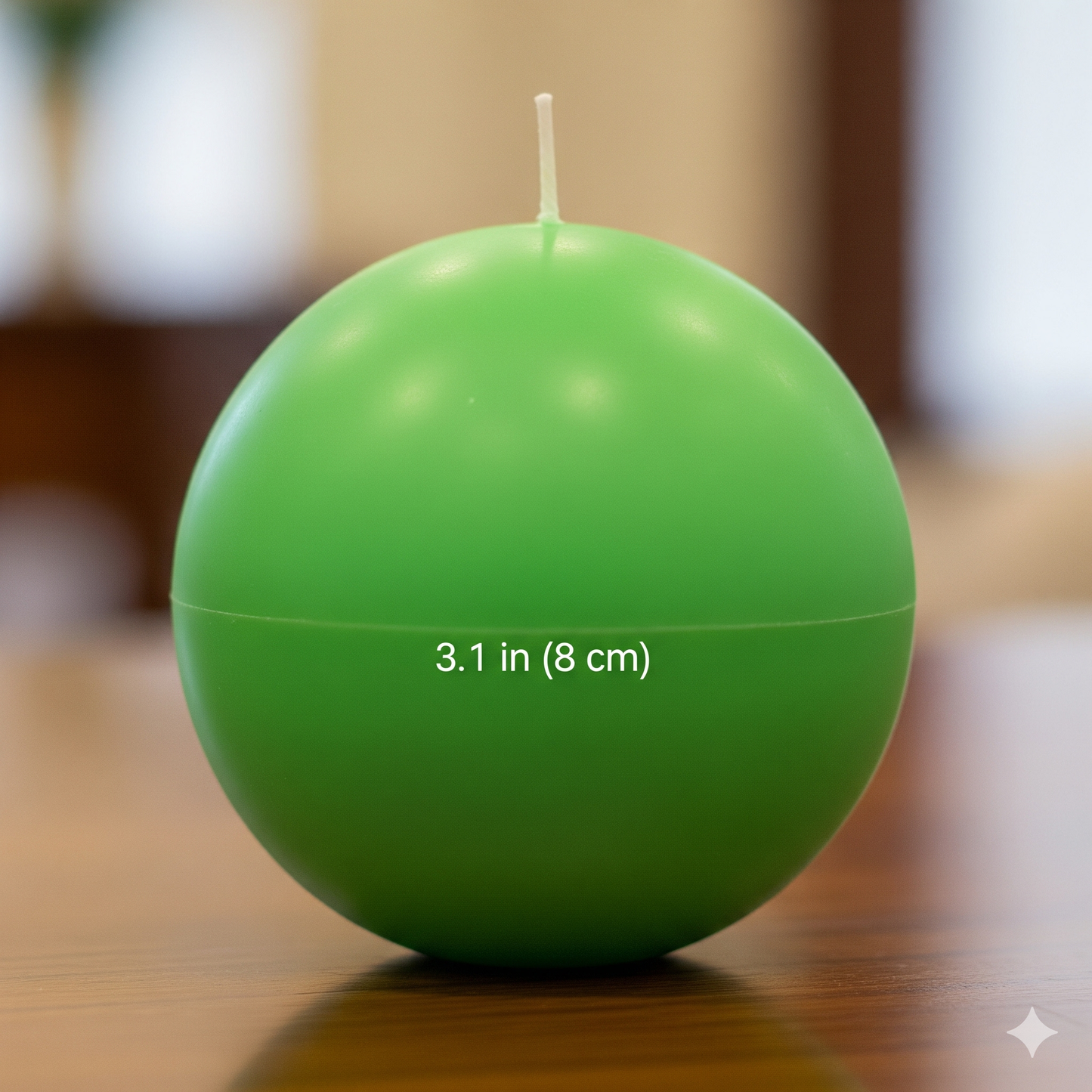 Ball Candle 3.1 Inches