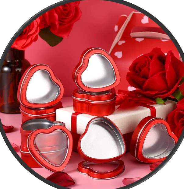 Hearts in Tin - Set of 3