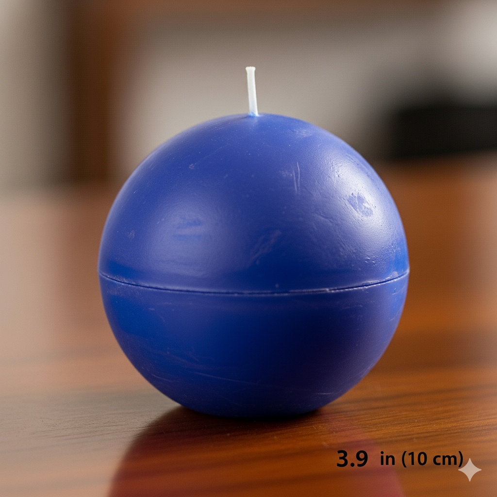Large Ball Candle 3.9 inches