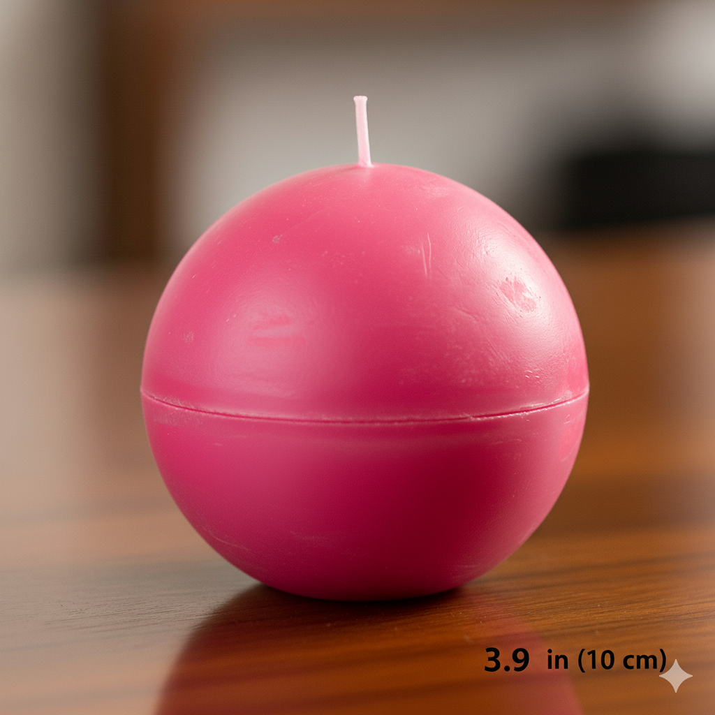 Large Ball Candle 3.9 inches