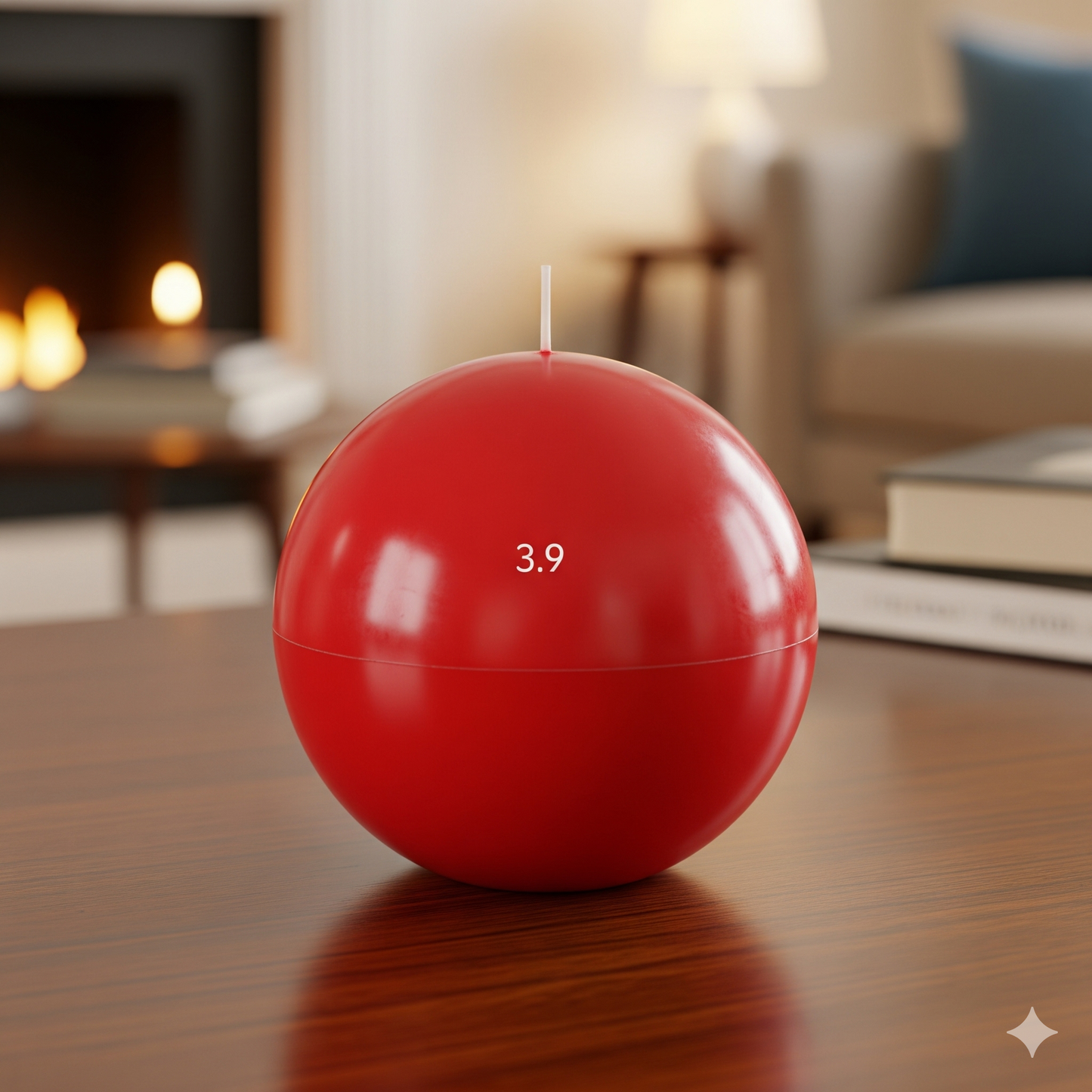 Large Ball Candle 3.9 inches