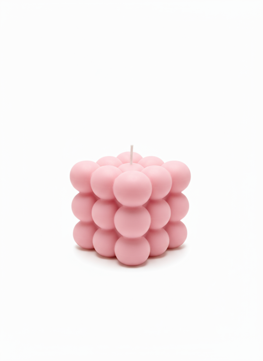 Bubble Cube Candle