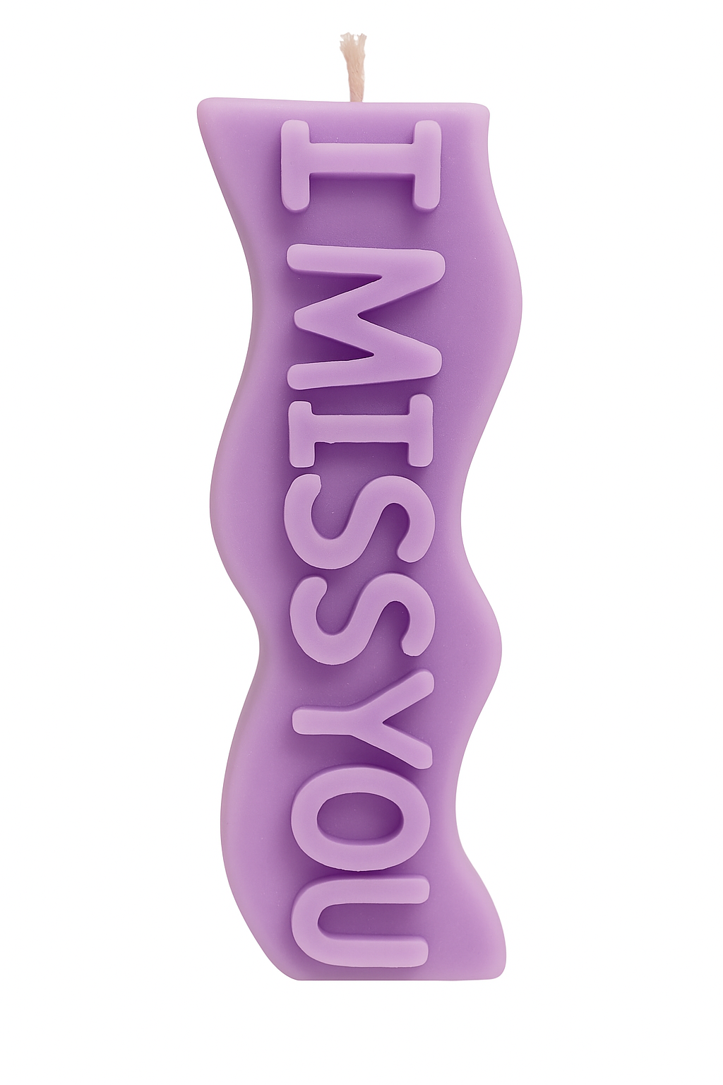 "I Miss You" Specialty Slogan Candle