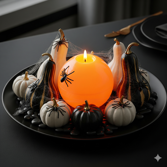 Handcrafted Ball Candle 2.5 Inches