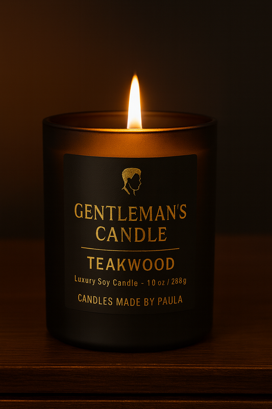 The Gentleman's Candle Line "Teakwood"