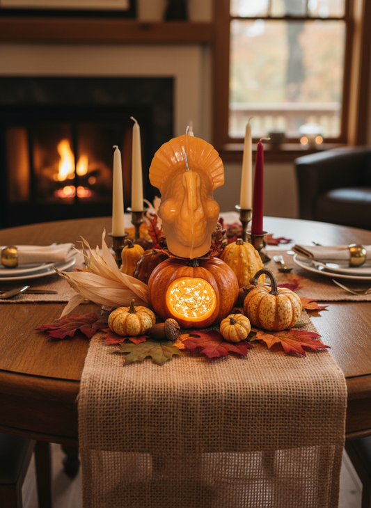 Large Turkey Candle