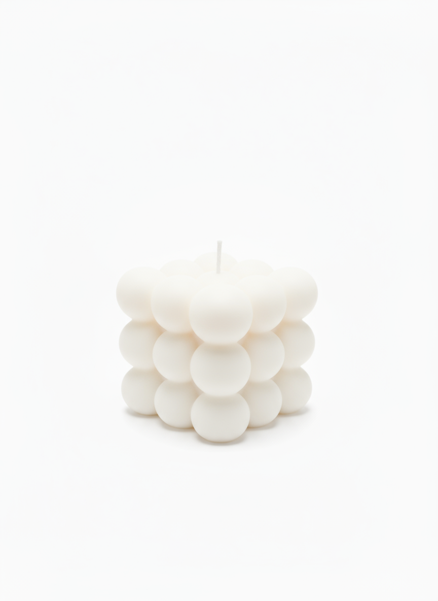 Bubble Cube Candle