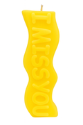 Yellow I Miss You Candle with bright lemon fragrance and heartfelt message for comfort and remembrance