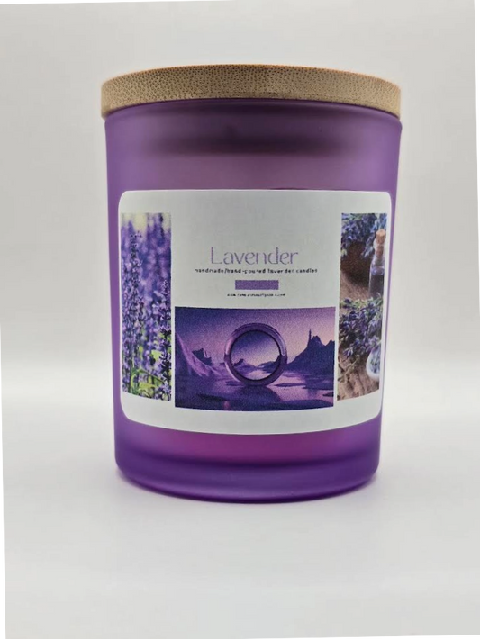 Glass Jars 100% Soy Wax  12 oz