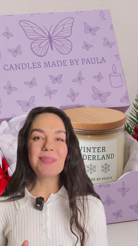 🕯️ Winter Wonderland – Single Candle Gift Box